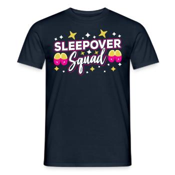 Overnight group overnight stay Sweet - Men's T-Shirt - navy - Front - AI Model Male 178 light (178cm)