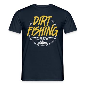 Dirt Fishing Team Probe Walking Metal - T-shirt homme - marine - Devant - AI Model Male 178 light (178cm)