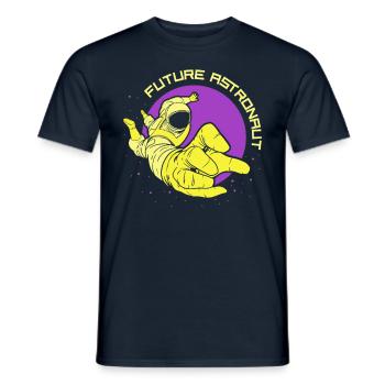 Fusée d’astronomie spatiale des futurs astronautes - T-shirt homme - marine - Devant - AI Model Male 178 light (178cm)