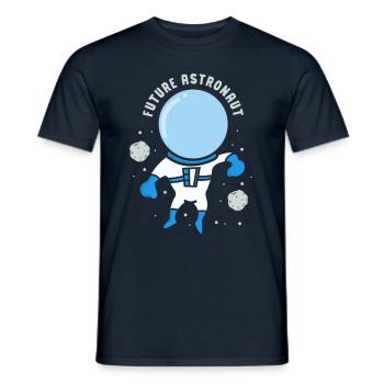 Future Astronaut Astronomy Space Rocket - Men's T-Shirt - navy - Front - AI Model Male 178 light (178cm)