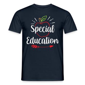 Sonderpädagogik Beruf Lehrer Sonderpädagoge - Männer T-Shirt - Navy - Vorne - AI Model Male 178 light (178cm)