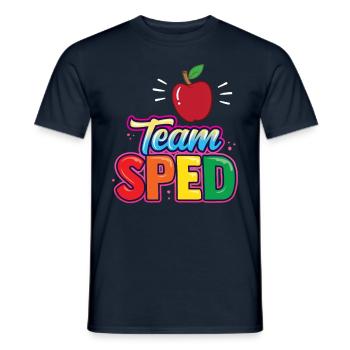 Team Special Education Teacher Profession Special Education - Men's T-Shirt - navy - Front - AI Model Male 178 light (178cm)
