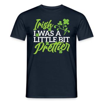 St Patrick's Day Ireland Gaelic Irish Irish - Men's T-Shirt - navy - Front - AI Model Male 178 light (178cm)