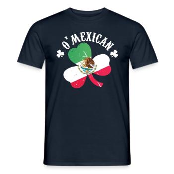 O'mexikanisch O'mexican Gälisch Irland Ire Irisch - Männer T-Shirt - Navy - Vorne - AI Model Male 178 light (178cm)