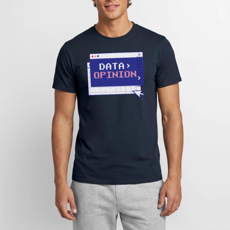 Code de > d’opinion de données Programmeur Programmeur T-shirt homme