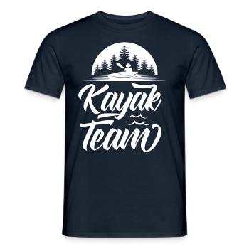 Kayak Team Kayaking Kayaking Kayakers - Men's T-Shirt - navy - Front - AI Model Male 178 light (178cm)
