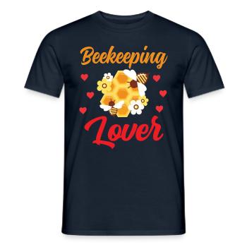 Beekeeping lovers Beekeeping Beekeepers Beekeepers - Men's T-Shirt - navy - Front - AI Model Male 178 light (178cm)