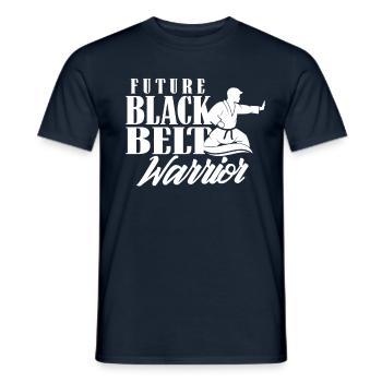 Future Black Belt Warrior Black Belt - Men's T-Shirt - navy - Front - AI Model Male 178 light (178cm)