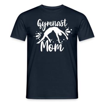 Gymnast Mama Gymnast Gymnastics Gymnastics Gymnast - Men's T-Shirt - navy - Front - AI Model Male 178 light (178cm)