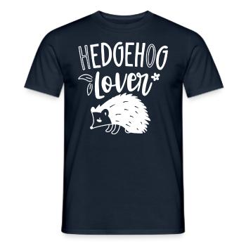 Hérisson Amants Mignon animal de compagnie hérisson Dictons - T-shirt homme - marine - Devant - AI Model Male 178 light (178cm)