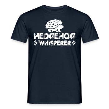 Hérisson Whisperer Mignon Pet Dictons - T-shirt homme - marine - Devant - AI Model Male 178 light (178cm)