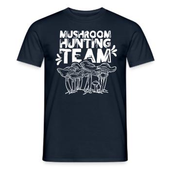 Mushroom pickers Team Mushroom pickers Mushroom pickers - Men's T-Shirt - navy - Front - AI Model Male 178 light (178cm)