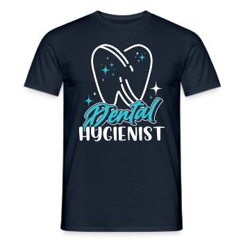 Dental Hygienist Dental Hygiene Dentist Team - Men's T-Shirt - navy - Front - AI Model Male 178 light (178cm)