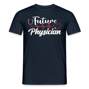 Zukünftiger Arzt Beruf Mediziner Doktor Medizin - Männer T-Shirt - Navy - Vorne - AI Model Male 178 light (178cm)