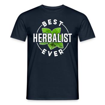 Best Herbal Specialist Ever Herbs - Men's T-Shirt - navy - Front - AI Model Male 178 light (178cm)