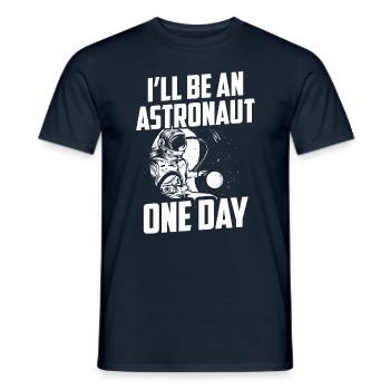 Je serai astronaute un jour Astronomie - T-shirt homme - marine - Devant - AI Model Male 178 light (178cm)