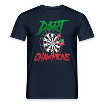Darts Champions Darts Club Team Darts - Men's T-Shirt - navy - Front - AI Model Male 178 light (178cm)