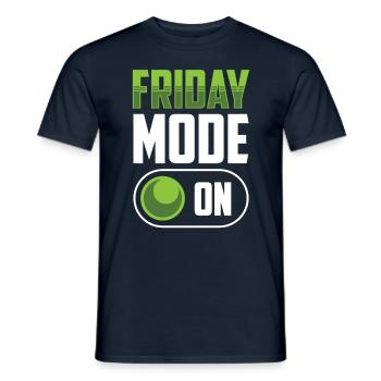 Mode du vendredi A Enfin sarcastique du vendredi - T-shirt homme - marine - Devant - AI Model Male 178 light (178cm)