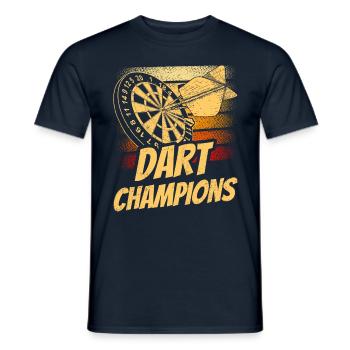 Darts Champions Darts Club Darts Team - Men's T-Shirt - navy - Front - AI Model Male 178 light (178cm)