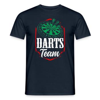 Darts Team Darts Club Darts Team - Men's T-Shirt - navy - Front - AI Model Male 178 light (178cm)