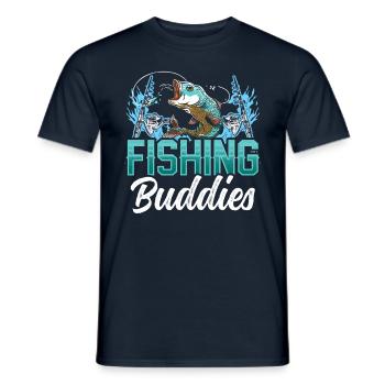 Fishing Friends Fishing Friend Fishing Friend - Men's T-Shirt - navy - Front - AI Model Male 178 light (178cm)