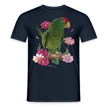Le perroquet Tamaulipas - T-shirt homme - marine - Devant - AI Model Male 178 light (178cm)