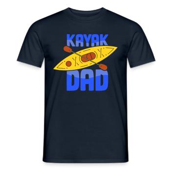 Kayak Father Kayaker Kayaking Kayaking Hobby - Men's T-Shirt - navy - Front - AI Model Male 178 light (178cm)