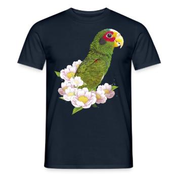 Le perroquet yucatèque - T-shirt homme - marine - Devant - AI Model Male 178 light (178cm)