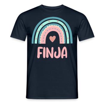 Finja Nom Rainbow Baby - T-shirt homme - marine - Devant - AI Model Male 178 light (178cm)