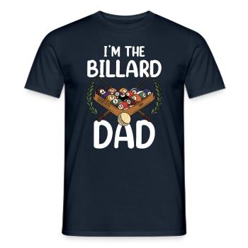 Je suis le billard Billiard-Dad Billiard Pool Billiards - T-shirt homme - marine - Devant - AI Model Male 178 light (178cm)