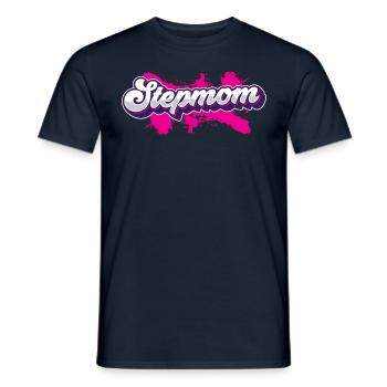 Stepmother Foster Mother Stepmother - Men's T-Shirt - navy - Front - AI Model Male 178 light (178cm)