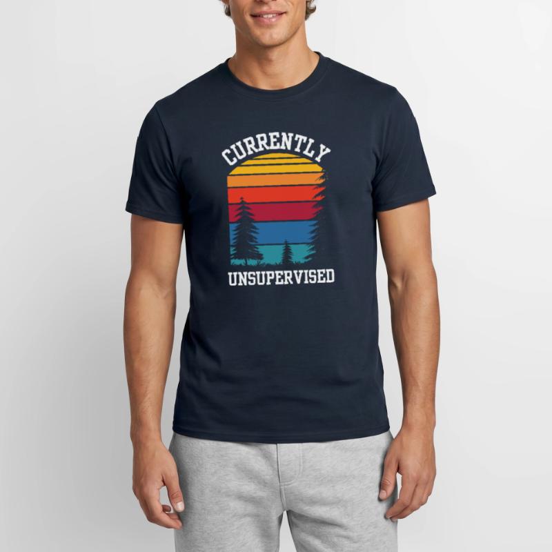 Currently unsupervised sarcastically unsupervised Men's T-Shirt