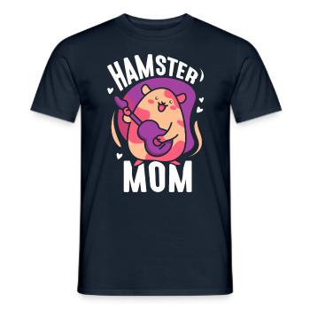 Hamster Mom Owner Cute Pet - Men's T-Shirt - navy - Front - AI Model Male 178 light (178cm)