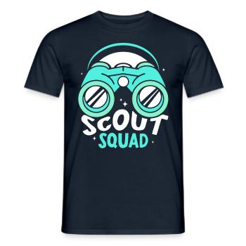 Pfadfinder Team Pfadfinden Zeltlager Sippe - Männer T-Shirt - Navy - Vorne - AI Model Male 178 light (178cm)