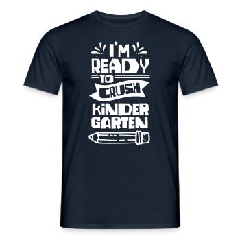 Je suis prêt à bercer les enfants de la maternelle - T-shirt homme - marine - Devant - AI Model Male 178 light (178cm)