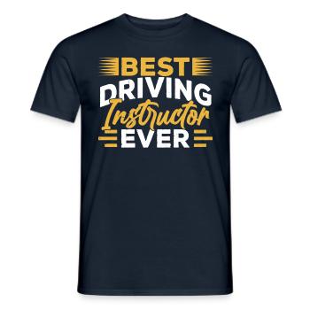 Bester Fahrlehrer Aller Zeiten Beruf Fahrschule - Männer T-Shirt - Navy - Vorne - AI Model Male 178 light (178cm)