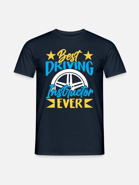 Bester Fahrlehrer Aller Zeiten Beruf Fahrschule - Mænd T-shirt - marineblå