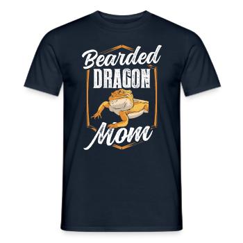 Bearded Dragon Mama Girl Bearded Dragon Bearded Dragon - Men's T-Shirt - navy - Front - AI Model Male 178 light (178cm)