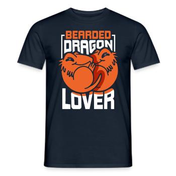 Barbu Barbu Dragon Barbu Animal - T-shirt homme - marine - Devant - AI Model Male 178 light (178cm)