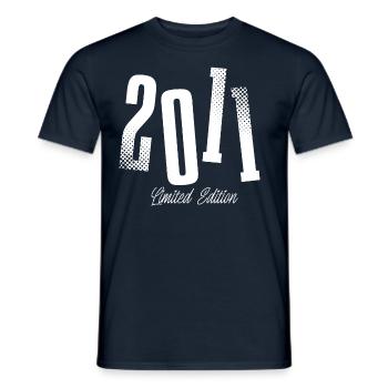 2011 Année de naissance Année de naissance - T-shirt homme - marine - Devant - AI Model Male 178 light (178cm)