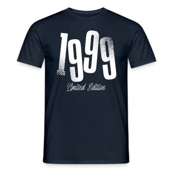 1999 Année de naissance Anniversaire Année de naissance - T-shirt homme - marine - Devant - AI Model Male 178 light (178cm)