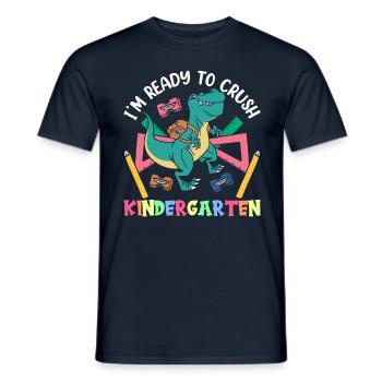 Je suis prêt à détruire le jardin d’enfants mignon - T-shirt homme - marine - Devant - AI Model Male 178 light (178cm)