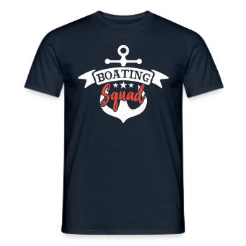 Équipe nautique Voilier Bateau Yacht Bateau - T-shirt homme - marine - Devant - AI Model Male 178 light (178cm)
