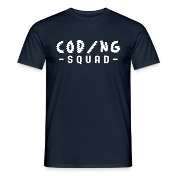 Codeur d’équipe Programmeur Programmeur - T-shirt homme - marine - Devant - AI Model Male 178 light (178cm)