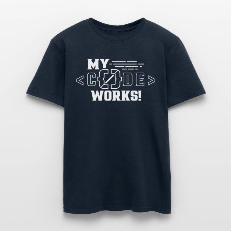 Mein Code Funktioniert Programmieren Coding Coder Männer T-Shirt
