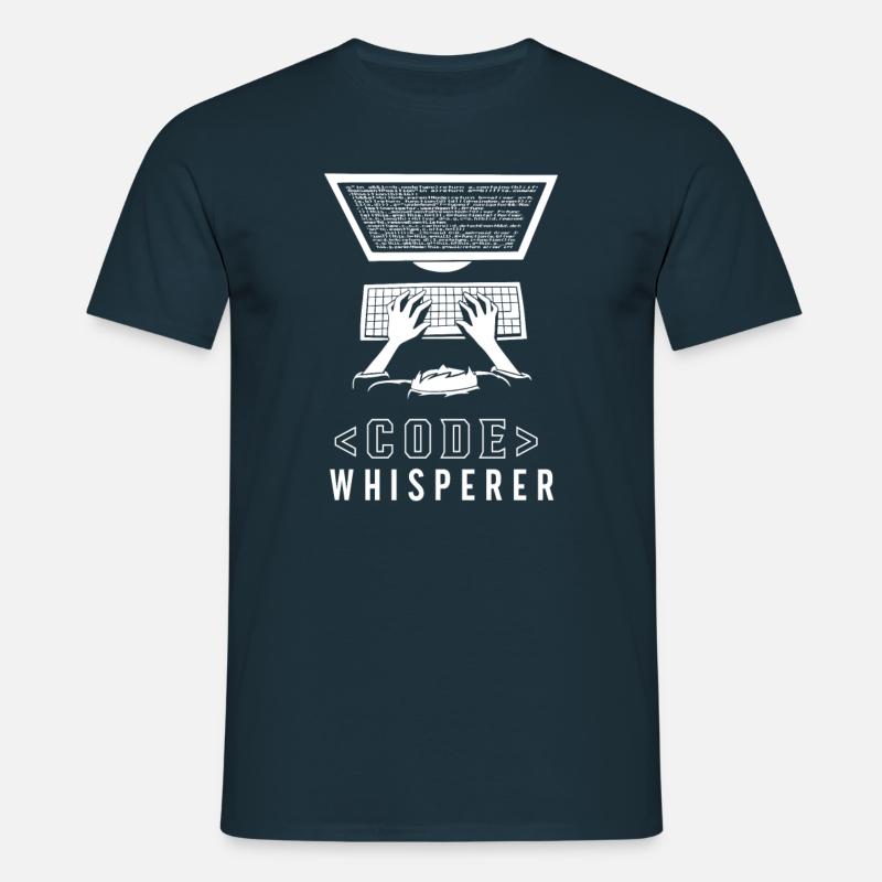 CodeWhisperer Programmeur Codeur Coder - T-shirt Homme - marine