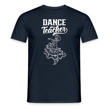 Tanzlehrerin Tanzlehrer Tanzschule Tanzkurs - Männer T-Shirt - Navy - Vorne - AI Model Male 178 light (178cm)