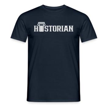 Historian History Teacher History - Men's T-Shirt - navy - Front - AI Model Male 178 light (178cm)