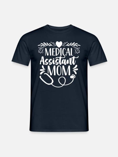 Assistante médicale Mère Médecin - T-shirt homme - marine