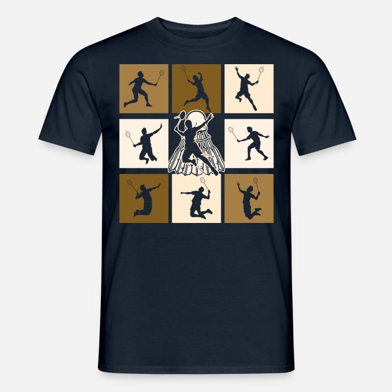 Badminton - Männer T-Shirt - Navy